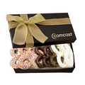 The Executive Chocolate Covered Pretzel Box - Black